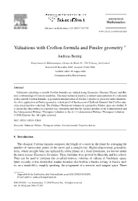 Valuations with Crofton Formula and Finsler Geometry ✩