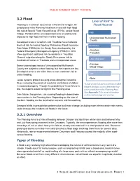 3.2 Flood Level of Risk* to Flooding Is a Common Occurrence in Northwest Oregon