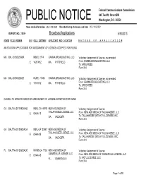 Broadcast Applications 9/30/2013
