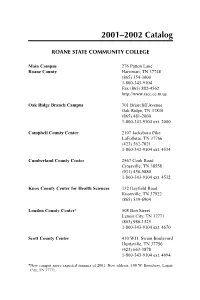 2001–2002 Catalog