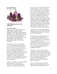 Bulletin Insert