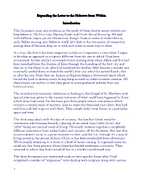 Expanding the Letter to the Hebrews from Within