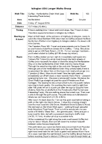 Islington U3A Longer Walks Group