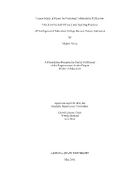 Lesson Study, a Means for Fostering Collaborative Reflection