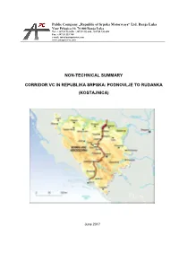 Non-Technical Summary Corridor Vc in Republika