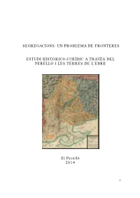 Segregacions: Un Problema De Fronteres