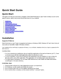 Web Performance Load Tester 3.6 Manual