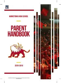 Winnetonka Parent Handbook