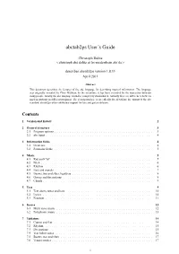 Abctab2ps User's Guide