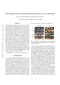 I2t2i: Learning Text to Image Synthesis with Textual Data Augmentation