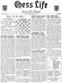 Masters Named by Fide Assembly Wisconsin Team Tops