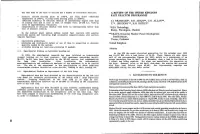 1. BACKGROUND to the REVIEW Trap Model for Intensive Purification of the Sodium with a Large Impurities Content