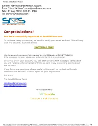 Activate Sendsmsnow Account
