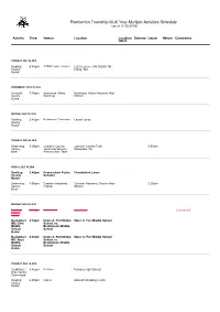 Calendar Report