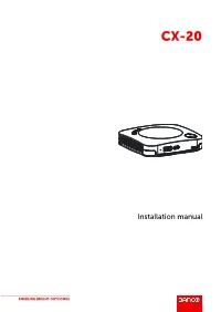 Installation Manual