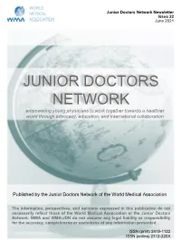 Junior Doctors Network Newsletter Issue 22 June 2021