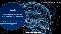 Neurotechnologies and Brain Computer Interface