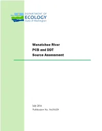 Wenatchee River PCB and DDT Source Assessment