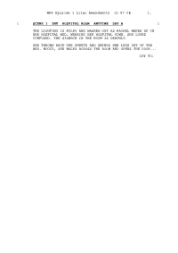 WR4 Ep 1 Shooting Script Script