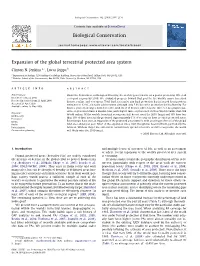 Expansion of the Global Terrestrial Protected Area System