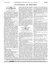 Extensions of Remarks E1913 EXTENSIONS of REMARKS