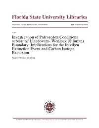 View That Primary Carbon Isotope Signatures Have Been Preserved [Samtleben Et Al., 1996; Bickert Et Al., 1997; Cramer and Saltzman, 2005]
