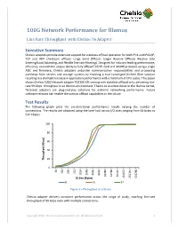 100G Network Performance for Illumos