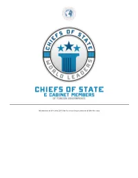 Information As of 6 July 2016 Has Been Used in Preparation of This Directory