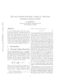 The Large Numbers Hypothesis: Outline of a Self-Similar Quantum