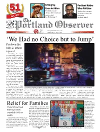 'We Had No Choice but to Jump'