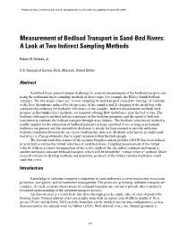 Measurement of Bedload Transport in Sand-Bed Rivers: a Look at Two Indirect Sampling Methods