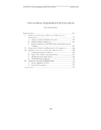 Uncovering Harassment Retaliation