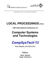 Compsystech'13