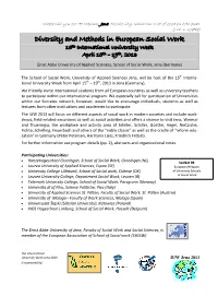 Diversity and Methods in European Social Work