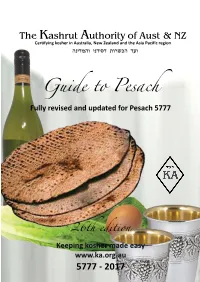 Guide to Pesach