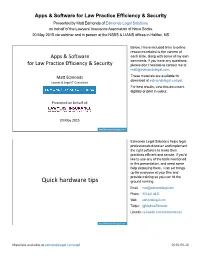 Quick Hardware Tips Ground Running