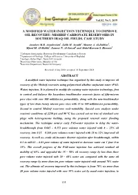 Rumaila and West-Qurna Oil Fields South Iraq, Unpublished Msc Thesis