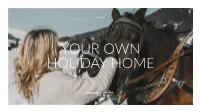 YOUR OWN HOLIDAY HOME 02 Table of Contents