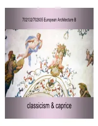 Classicism & Caprice