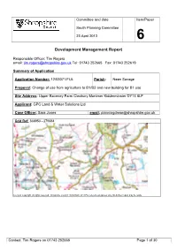 Development Management Report