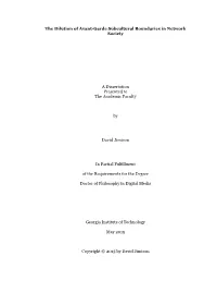 The Dilution of Avant-Garde Subcultural Boundaries in Network Society