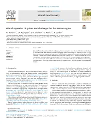Global Expansion of Quinoa and Challenges for the Andean Region
