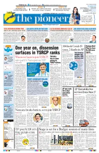 One Year On, Dissension Surfaces in YSRCP Ranks