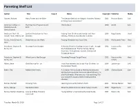 Parenting Shelf List