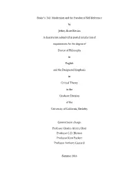 Modernism and the Paradox of Self-Reference