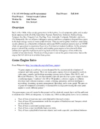 The Arcade Game Engine