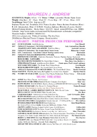 2019 July PERFORMANCE RESUME Copy 8.20.04 Pm Copy 2