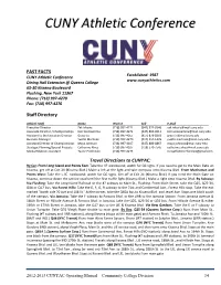 CUNYAC Operating Manual 2004-05