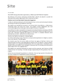 Site Skills Group Australia Operations, ASQA and AAT Market