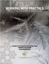 Working with Fractals a Resource for Practitioners of Biophilic Design